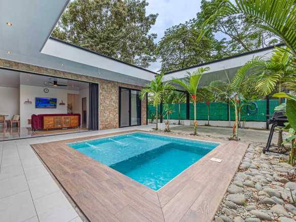 Modern 3-Bedroom Pool Home with Open Concept & Pool Views in Uvita Costa Rica