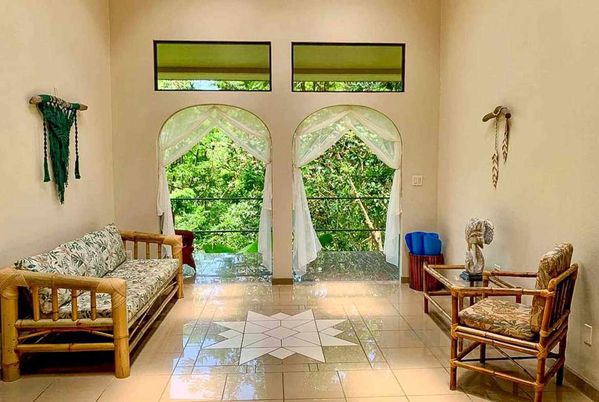 Stunning 3-Bedroom Rainforest Home with River & Waterfall on 3.5 Acres in Ojochal Costa Rica photo 2