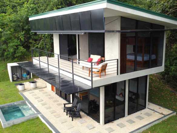 Brand-New 2-Bedroom Home with Ocean Views & Pool in Ojochal Costa Rica