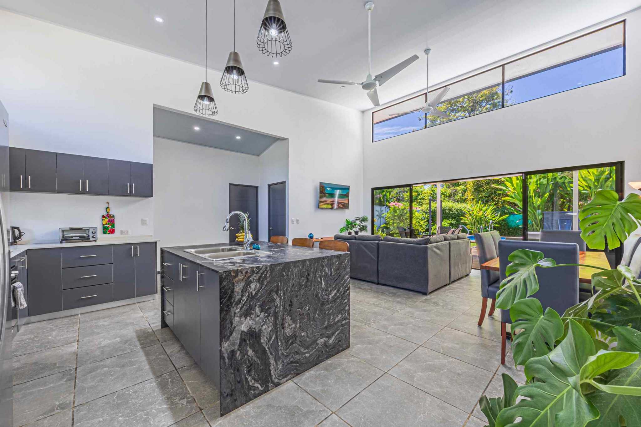 58420-30 Modern 3-Bedroom Home with Designer Pool & Fruit Trees in Uvita Costa Rica