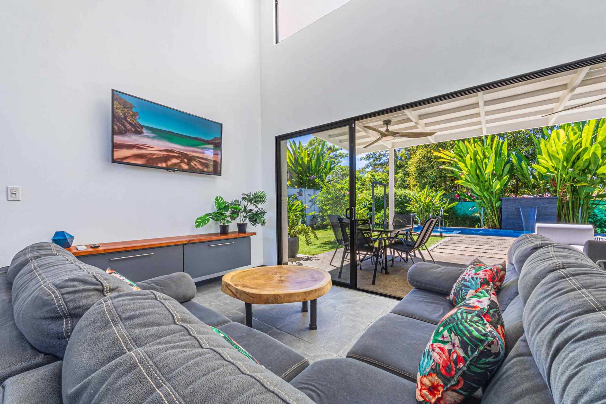 58420-27 Modern 3-Bedroom Home with Designer Pool & Fruit Trees in Uvita Costa Rica