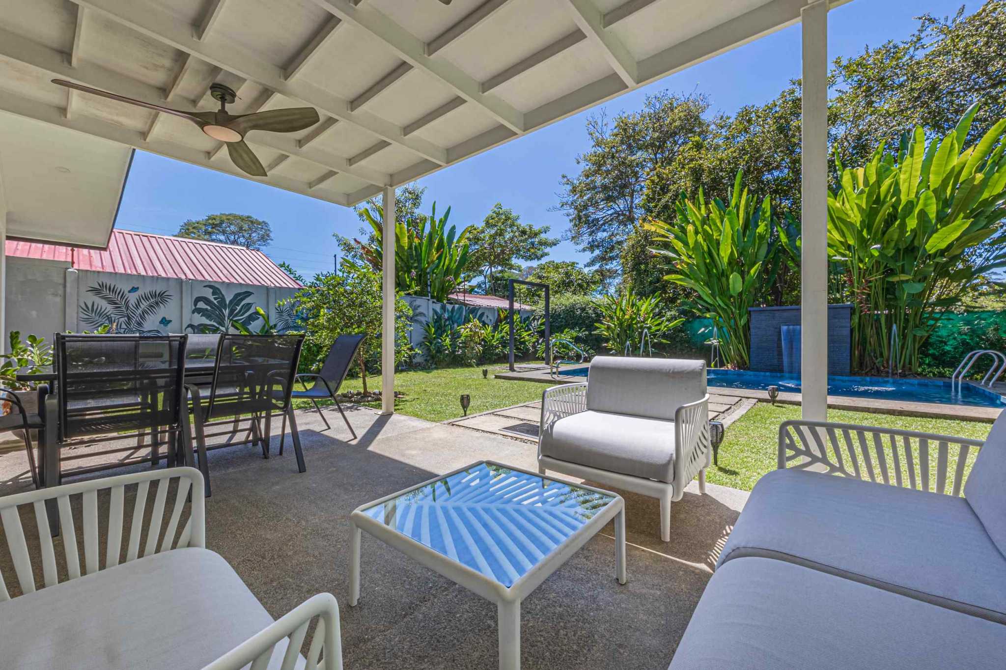 58420-14 Modern 3-Bedroom Home with Designer Pool & Fruit Trees in Uvita Costa Rica