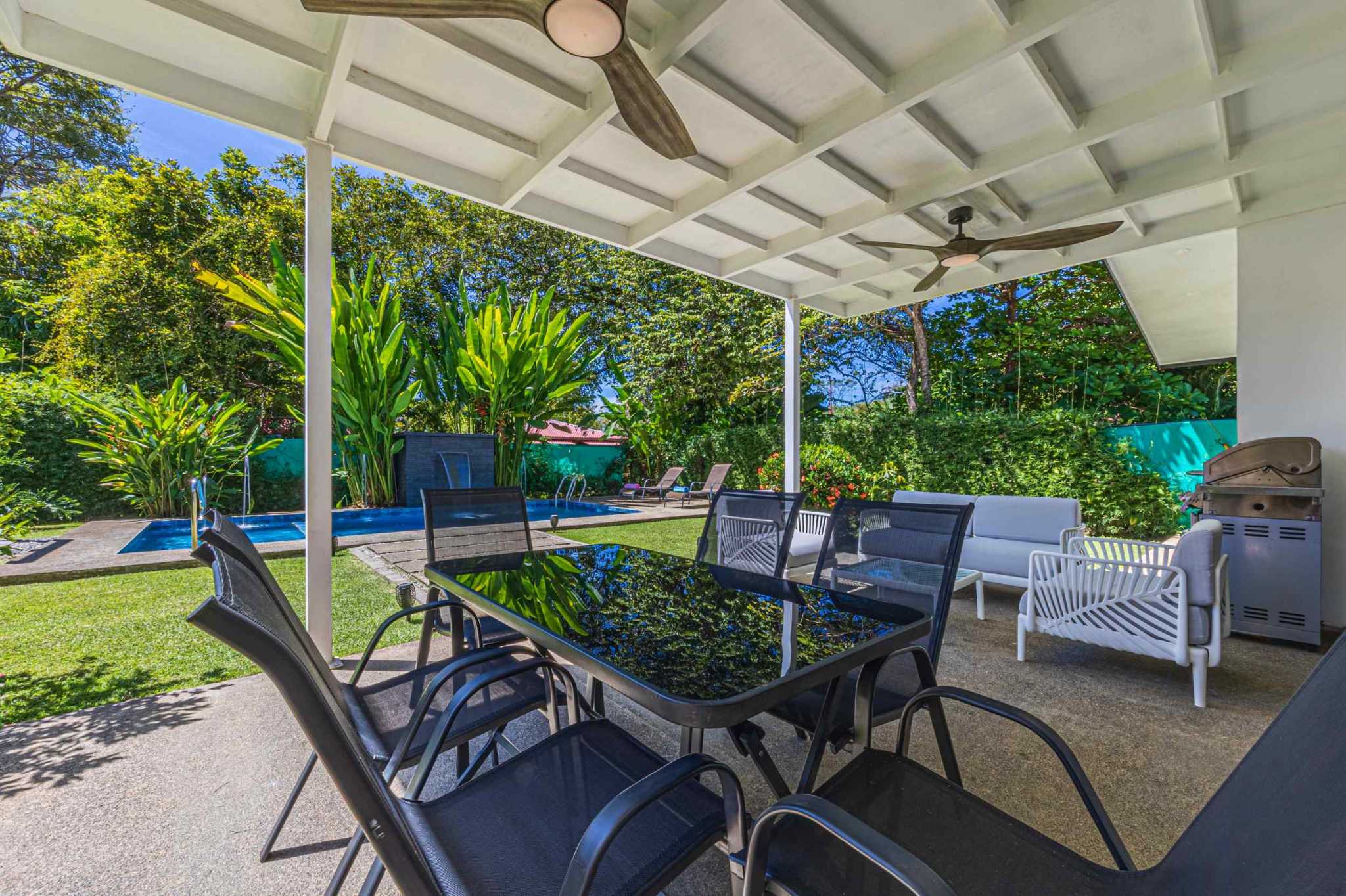 58420-15 Modern 3-Bedroom Home with Designer Pool & Fruit Trees in Uvita Costa Rica