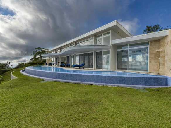 Luxury Home with 5 Bedrooms, Pool & Incredible Views in Costa Verde Estates above Dominicalito Costa Rica