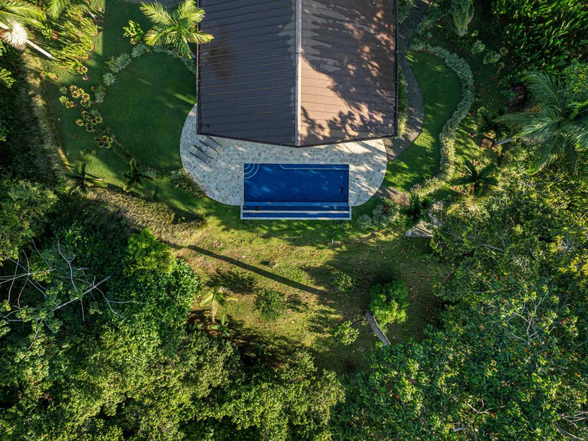 57464-30 Stunning 2-Bedroom Estate with Infinity Pool & Whale’s Tail Ocean Views in Dominical Costa Rica