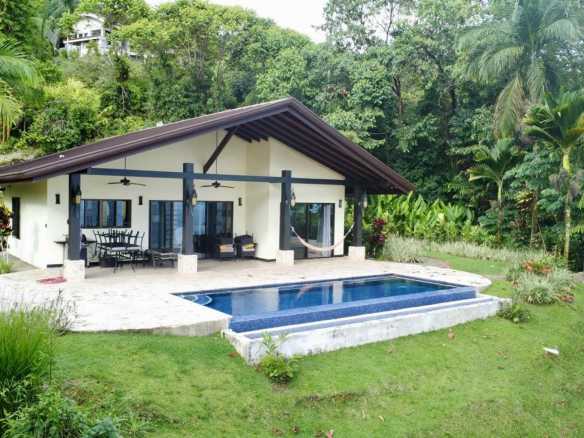 Stunning 2-Bedroom Estate with Infinity Pool & Whale’s Tail Ocean Views in Dominical Costa Rica