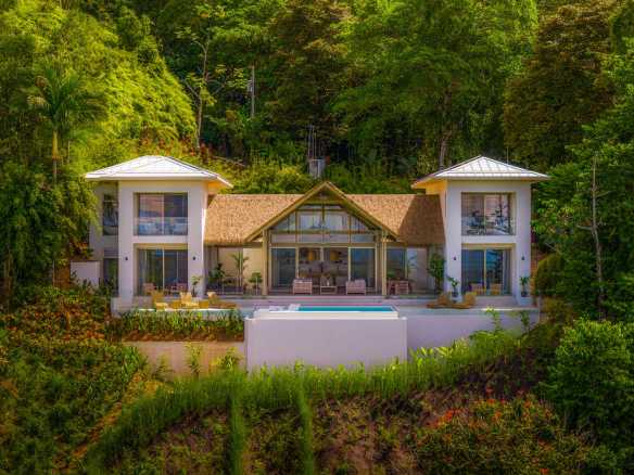 Stunning 7-Bedroom Luxury Estate with Ocean Views & Waterfall in Dominical Costa Rica