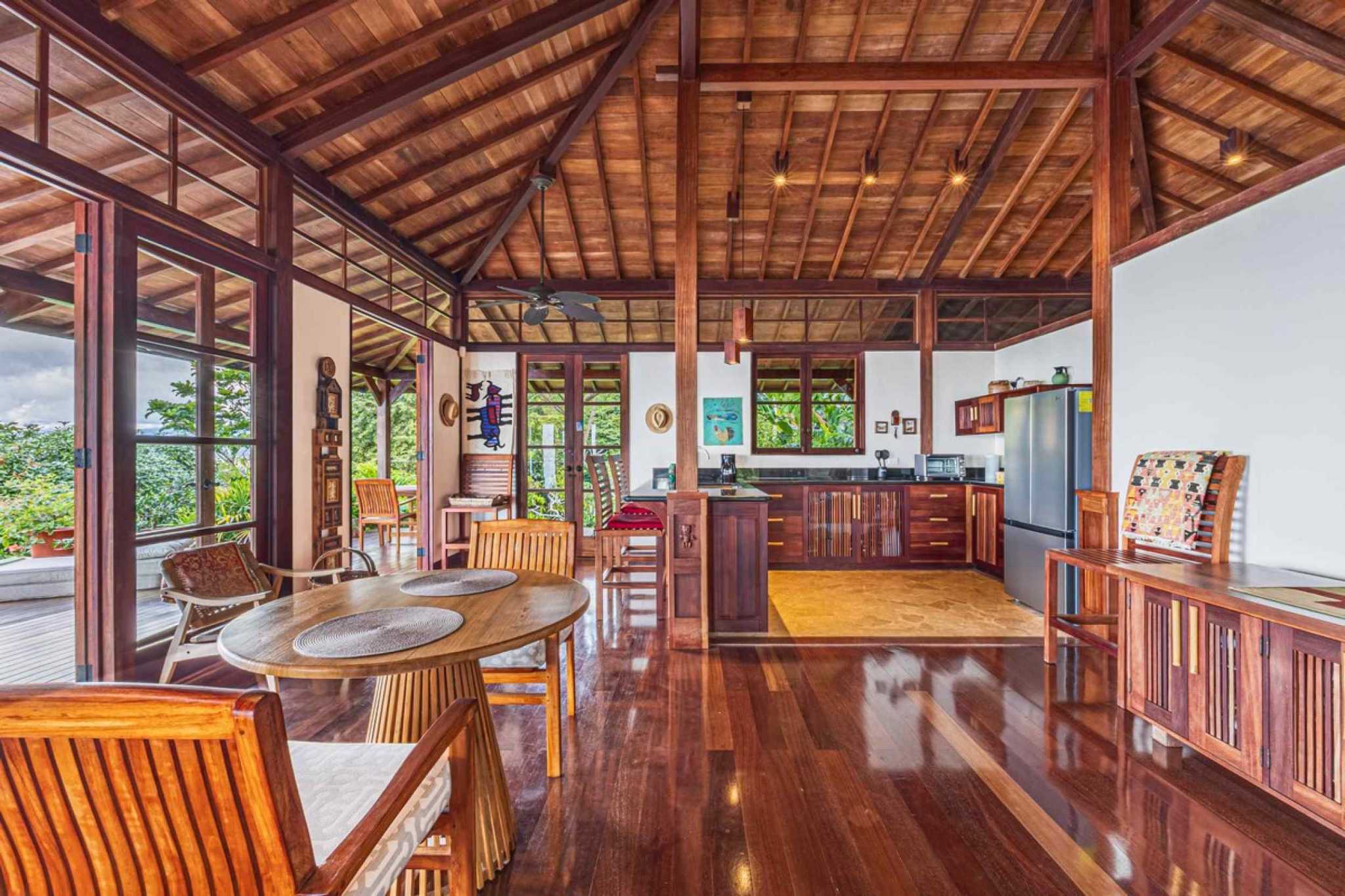 Stunning 2-Bedroom Bali Style Home with Pool & Ocean Views in Hatillo Costa Rica