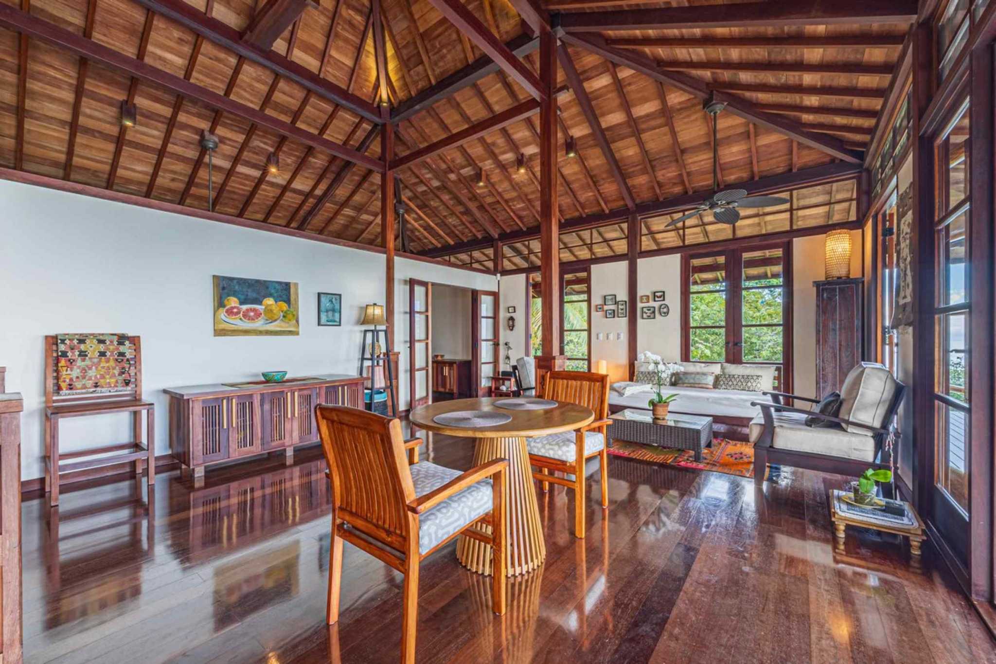 Stunning 2-Bedroom Bali Style Home with Pool & Ocean Views in Hatillo Costa Rica
