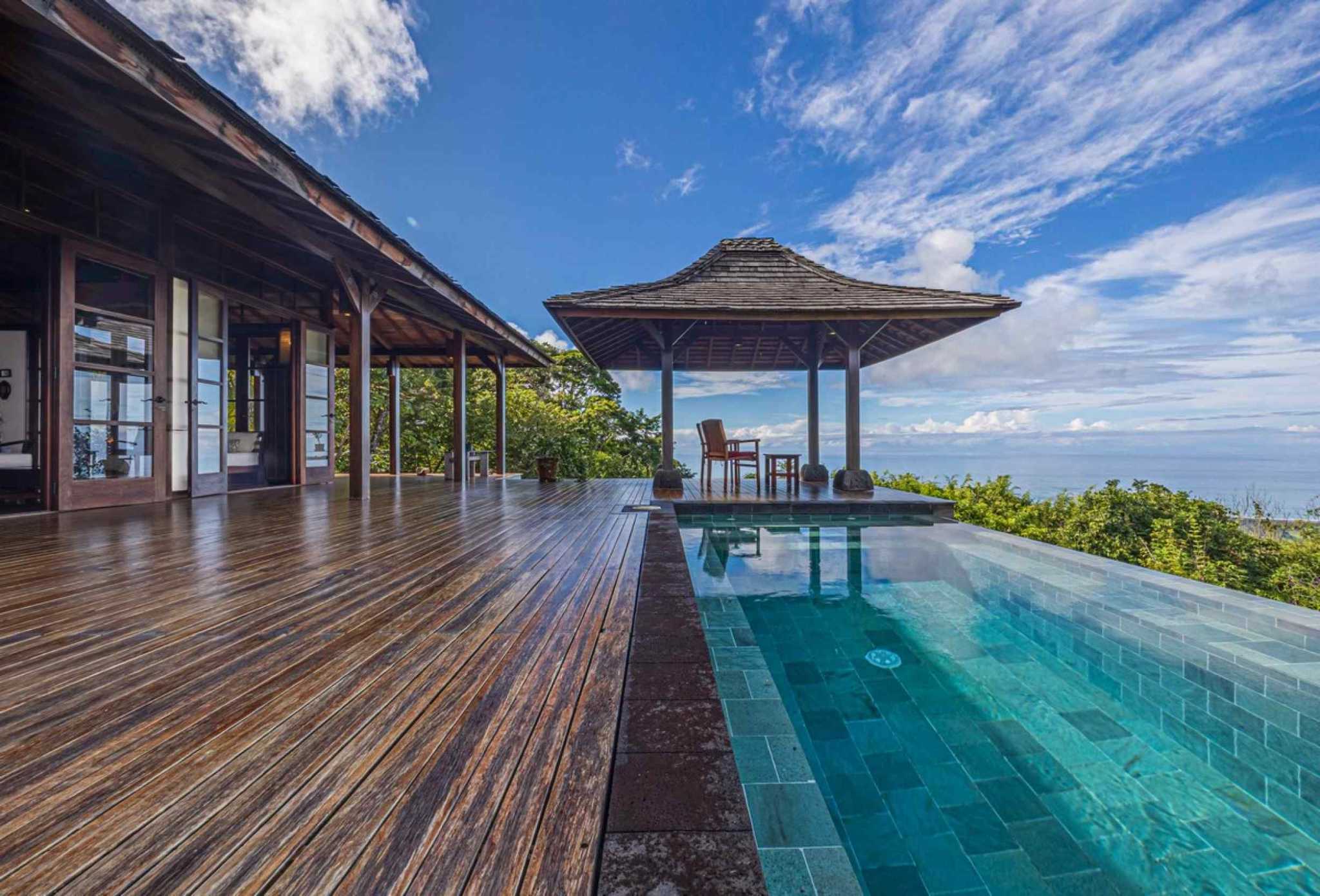 Stunning 2-Bedroom Bali Style Home with Pool & Ocean Views in Hatillo Costa Rica