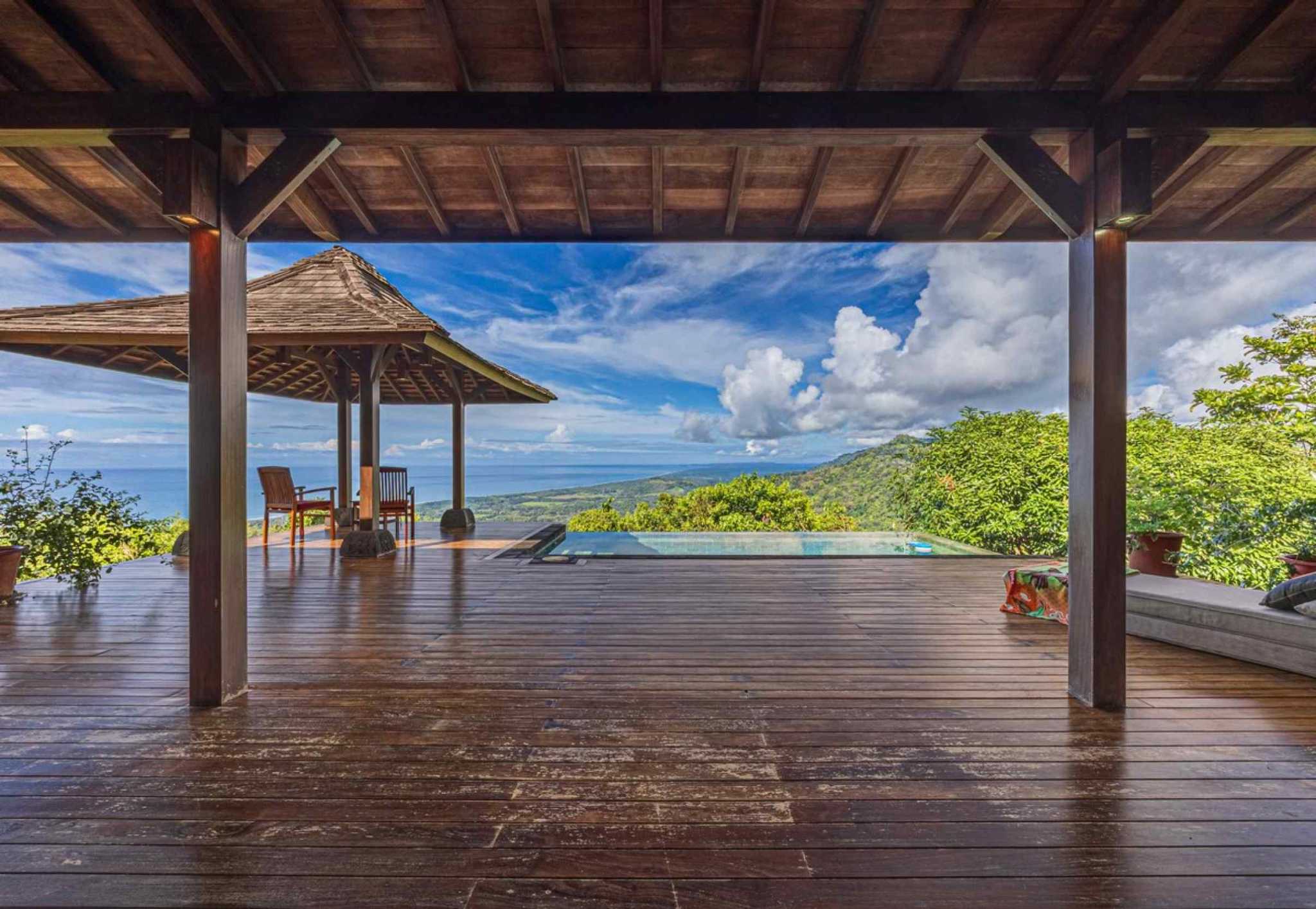 Stunning 2-Bedroom Bali Style Home with Pool & Ocean Views in Hatillo Costa Rica