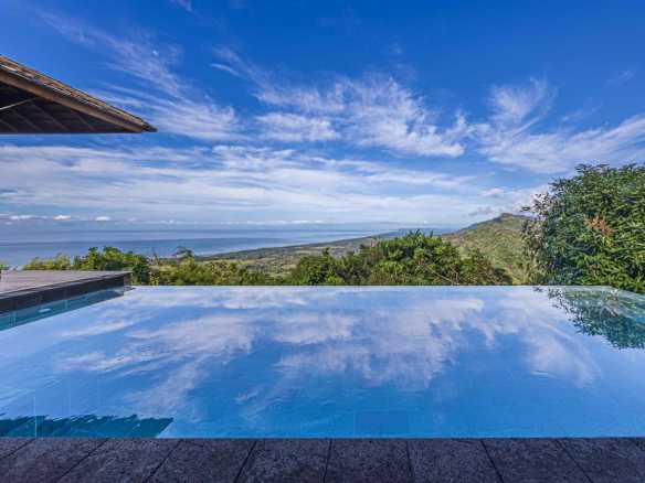 Stunning 2-Bedroom Bali Style Home with Pool & Ocean Views in Hatillo Costa Rica