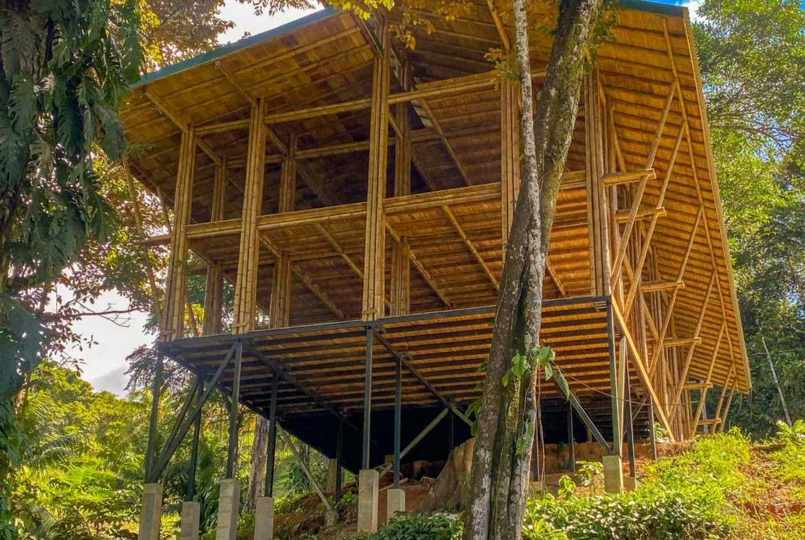 Unique 2-Story Bamboo Property with Costanera Frontage & Beach Access in Uvita Costa Rica