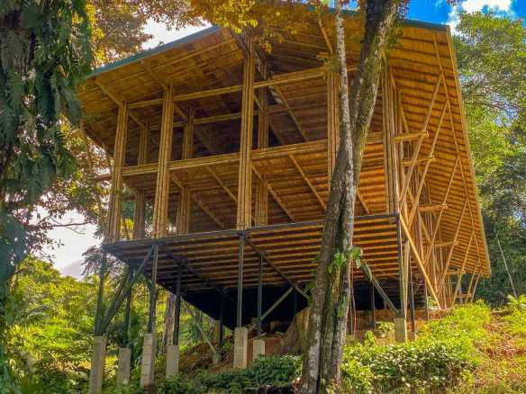 Unique 2-Story Bamboo Property with Costanera Frontage & Beach Access in Uvita Costa Rica