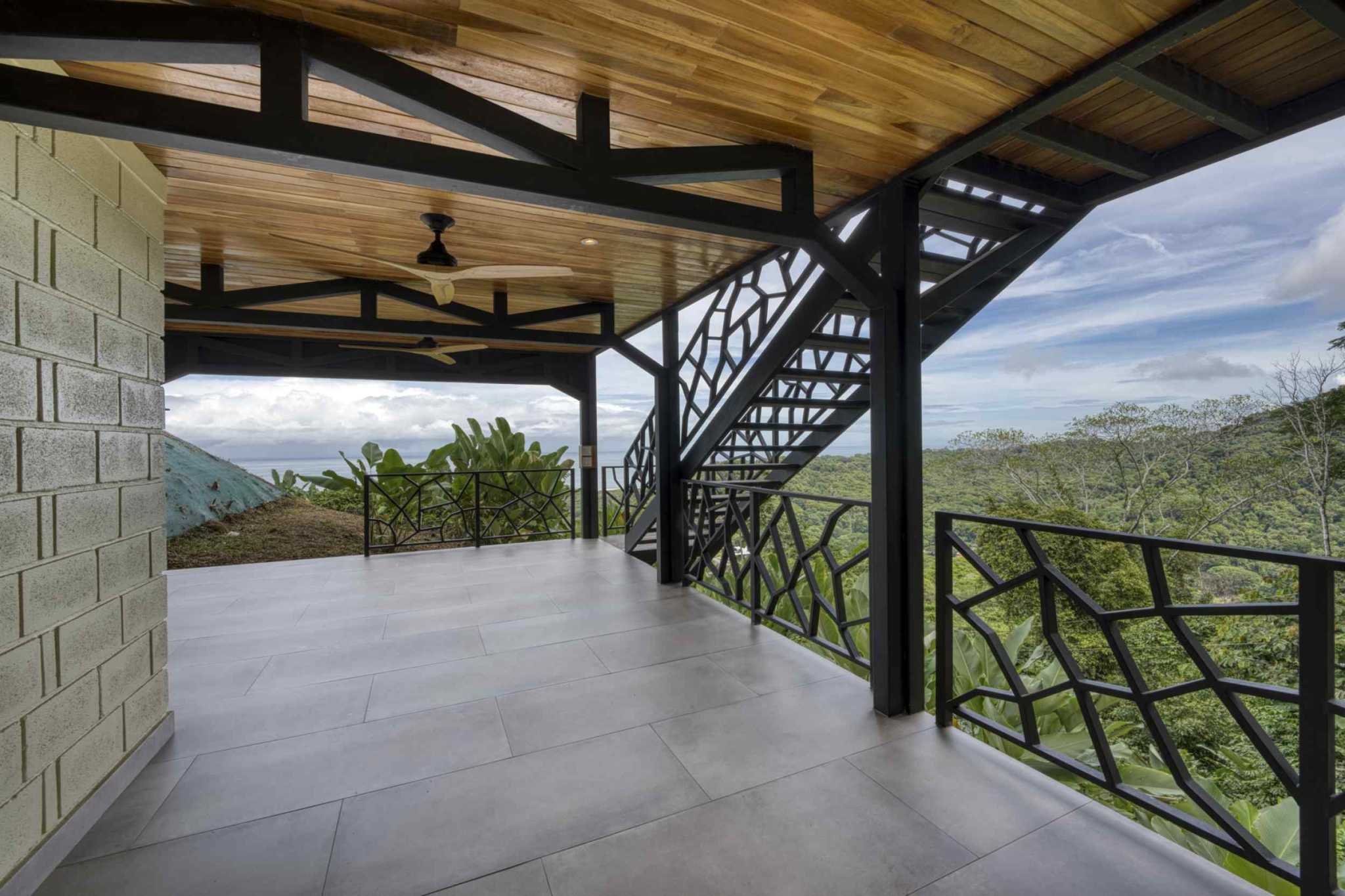 Modern 3-Bedroom Jungle Home with Ocean Views & Extra Building Pad in Dominical Costa Rica