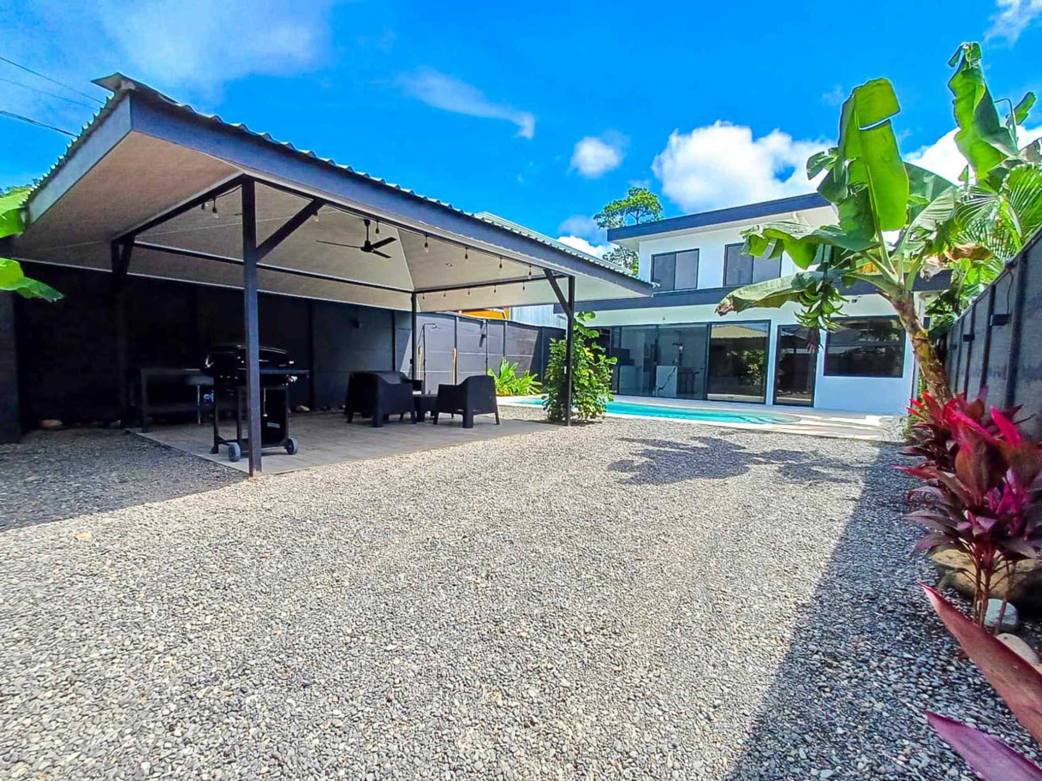 Beautiful 3-Bedroom Home with Private Pool & BBQ Rancho in Uvita Costa Rica