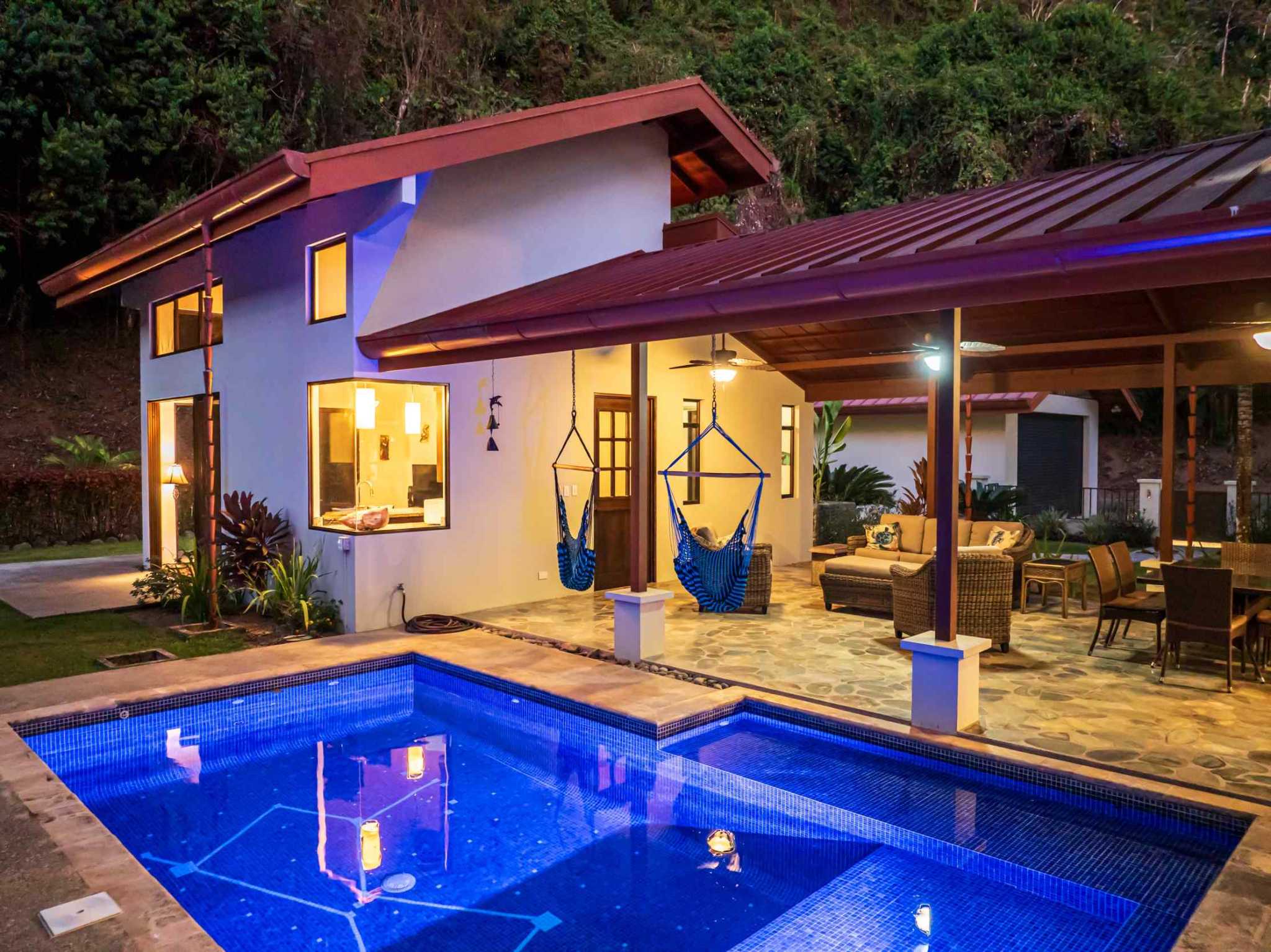 63513-7 Stunning 3-Bedroom Estate with Private Waterfall & Guest Casita in Dominical Costa Rica