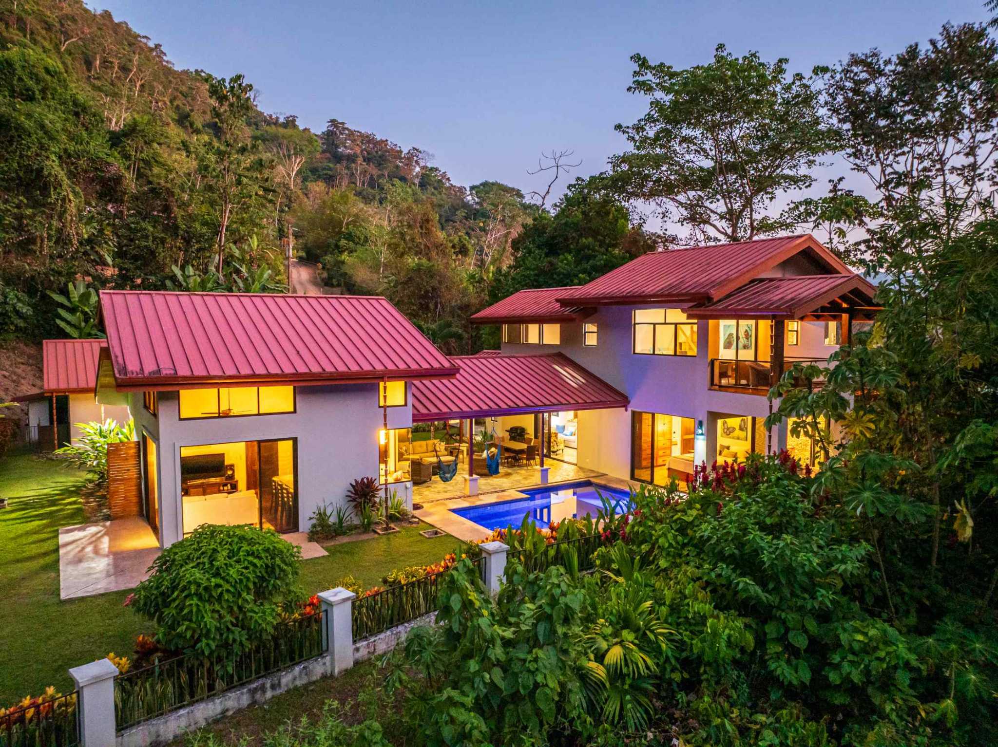 63513-6 Stunning 3-Bedroom Estate with Private Waterfall & Guest Casita in Dominical Costa Rica