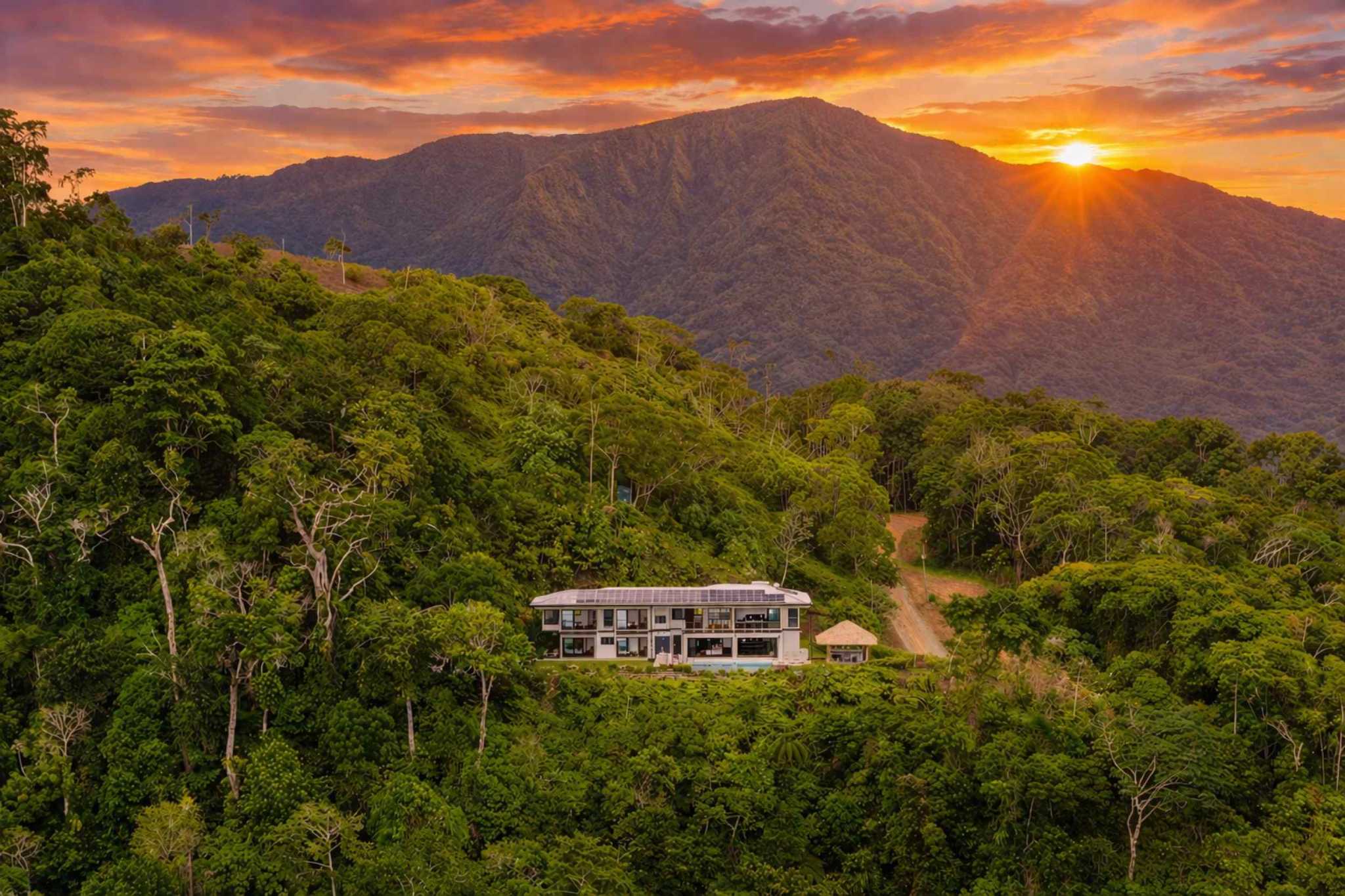 63576-24 Luxury 5-Bedroom Estate with Ocean Views & Infinity Pool in Lagunas Costa Rica