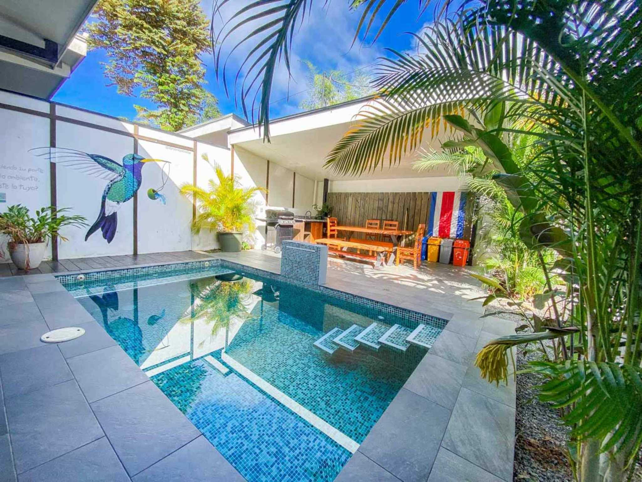 Tropical 4-Bedroom Home with Private Pool & Jungle Creek in Uvita Costa Rica