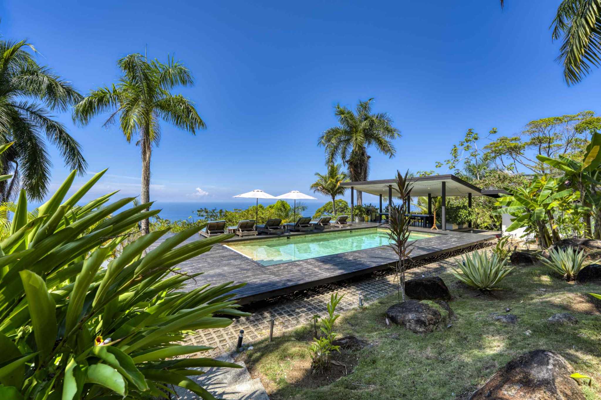 63332-4 Stunning 4-Villa 5-Bedroom Estate with Ocean Views & Private Pool in Dominical Costa Rica