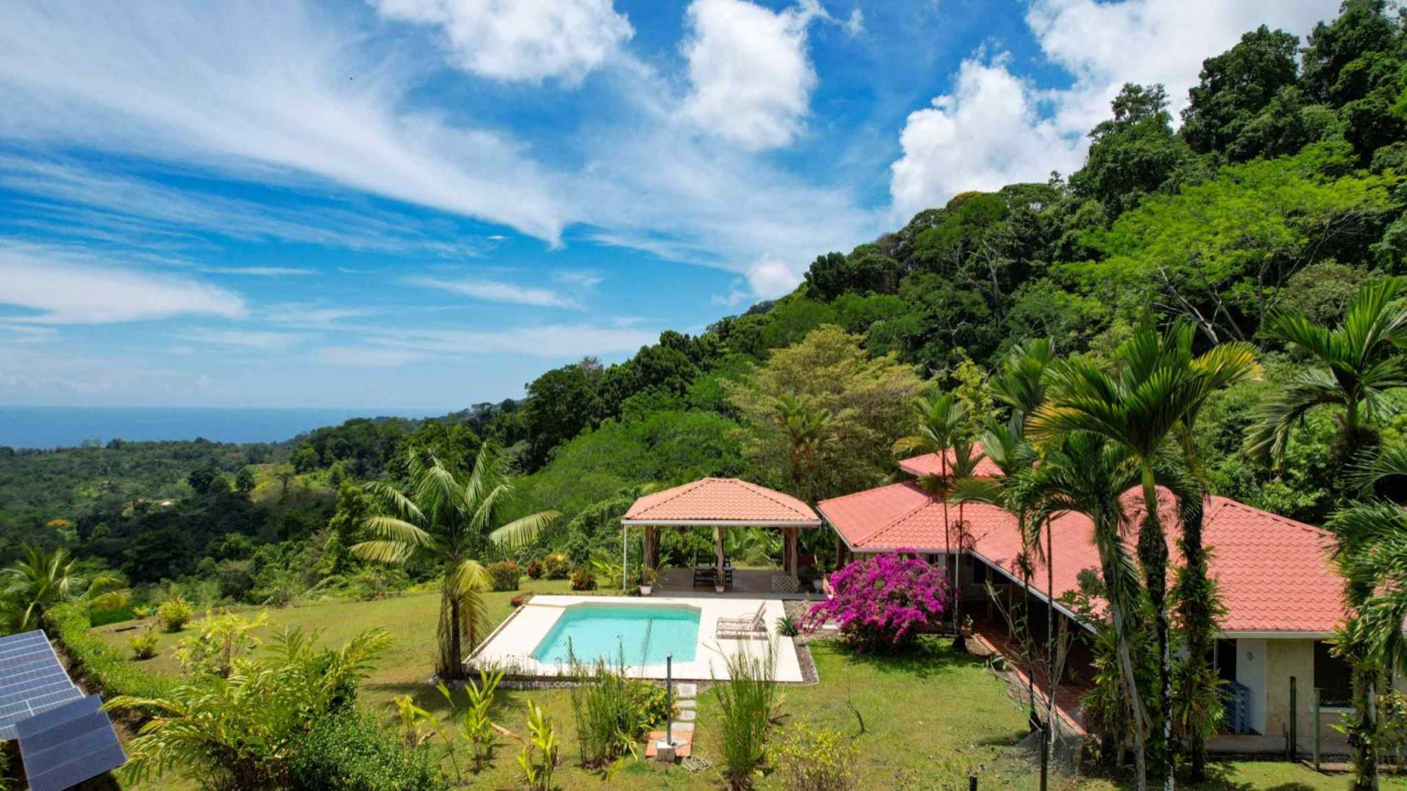 63404-39 Ocean View 4.86-Acre Home with Legal Water in Ojochal Costa Rica