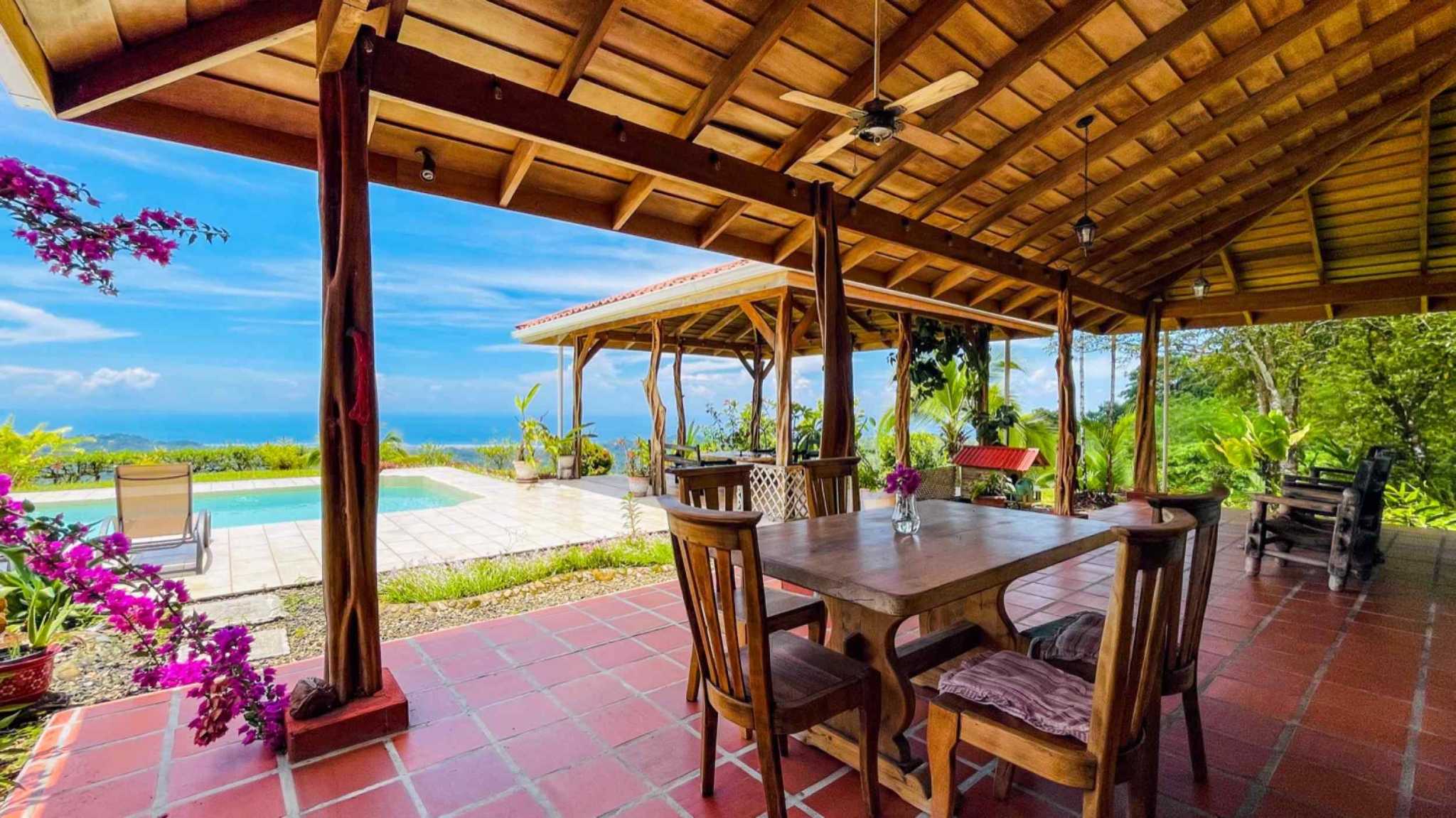 63404-14 Ocean View 4.86-Acre Home with Legal Water in Ojochal Costa Rica