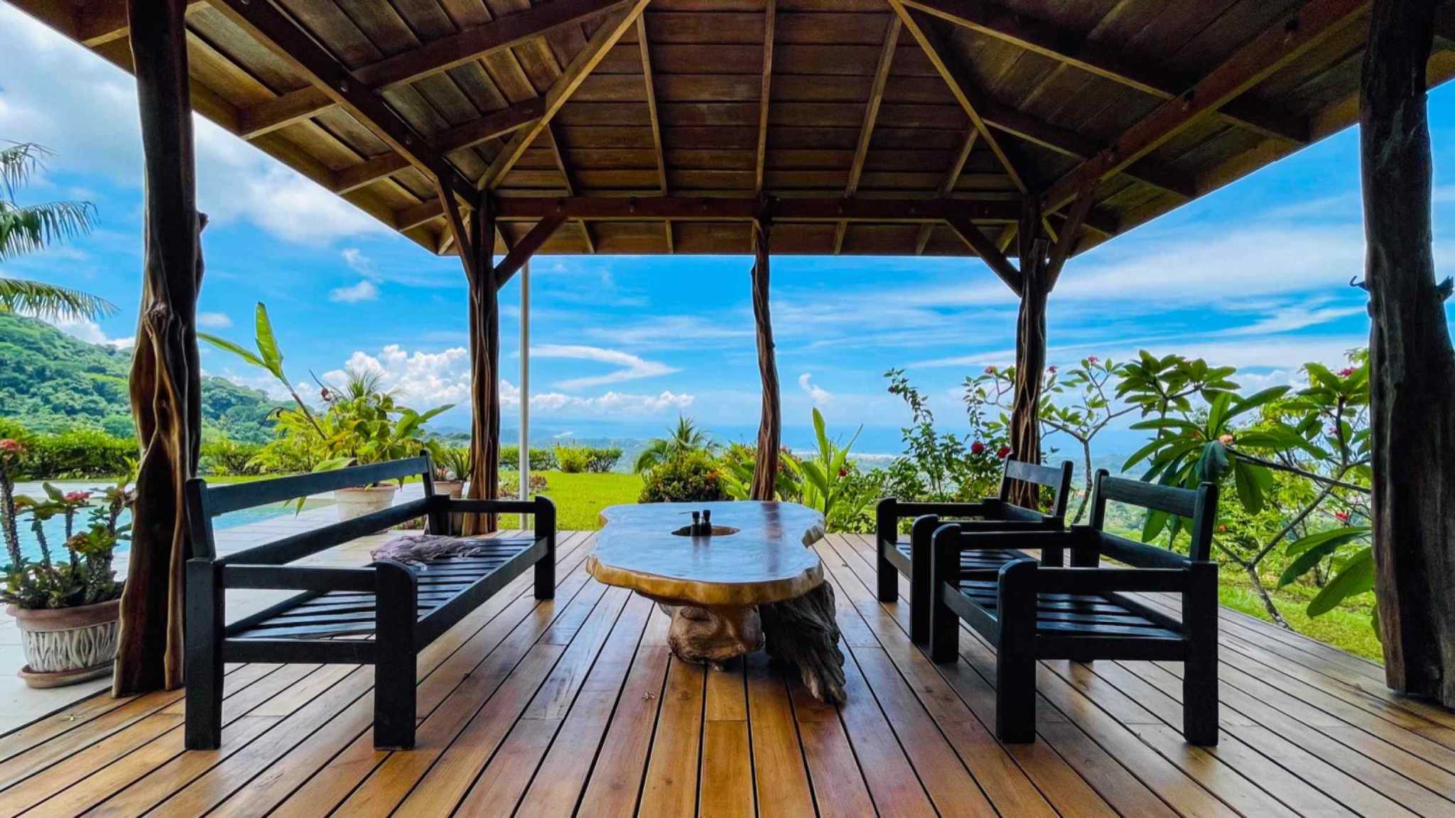 63404-7 Ocean View 4.86-Acre Home with Legal Water in Ojochal Costa Rica