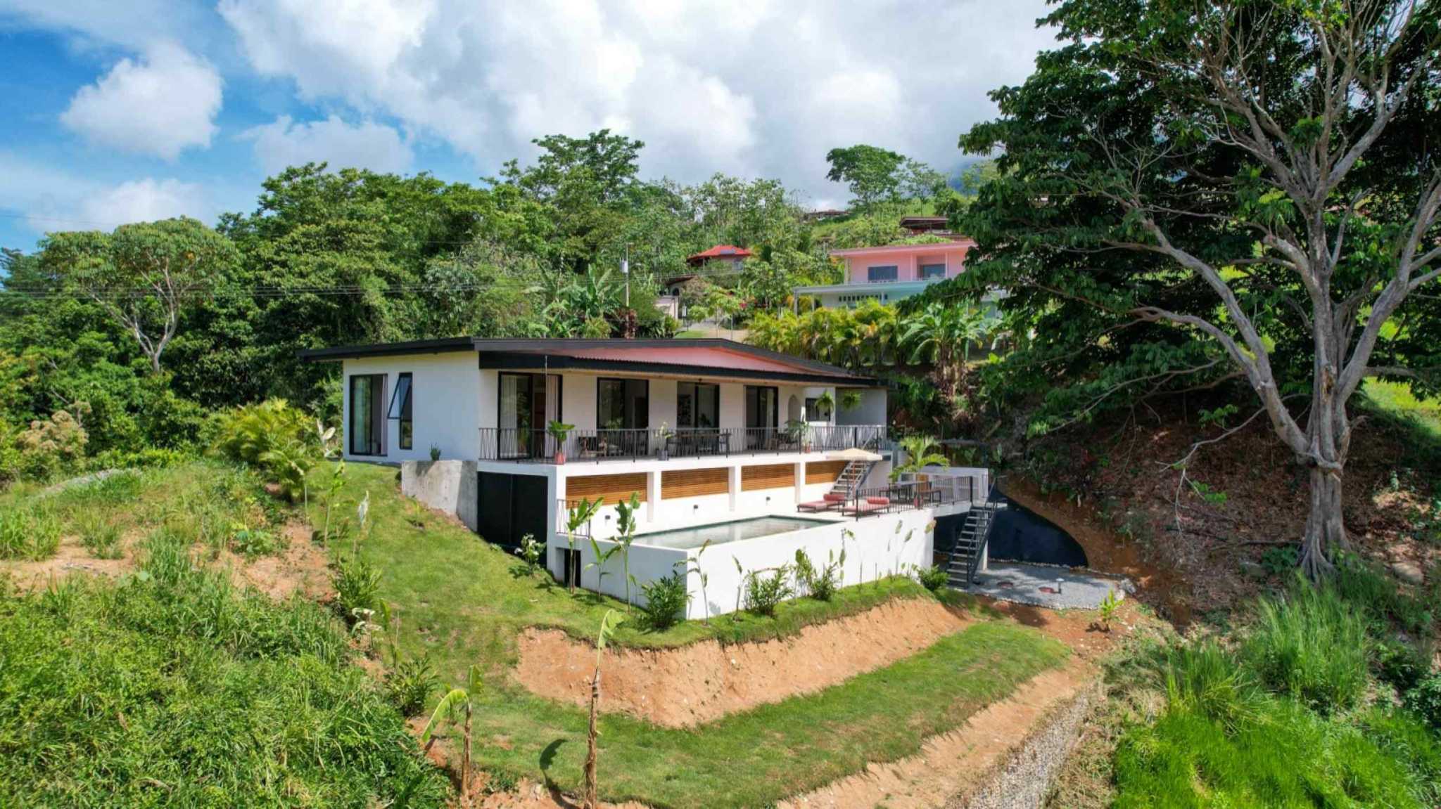 63089-52 Brand-New 4-Bedroom Home with Pool, Mountain Views & 24/7 Security in Ojochal Costa Rica