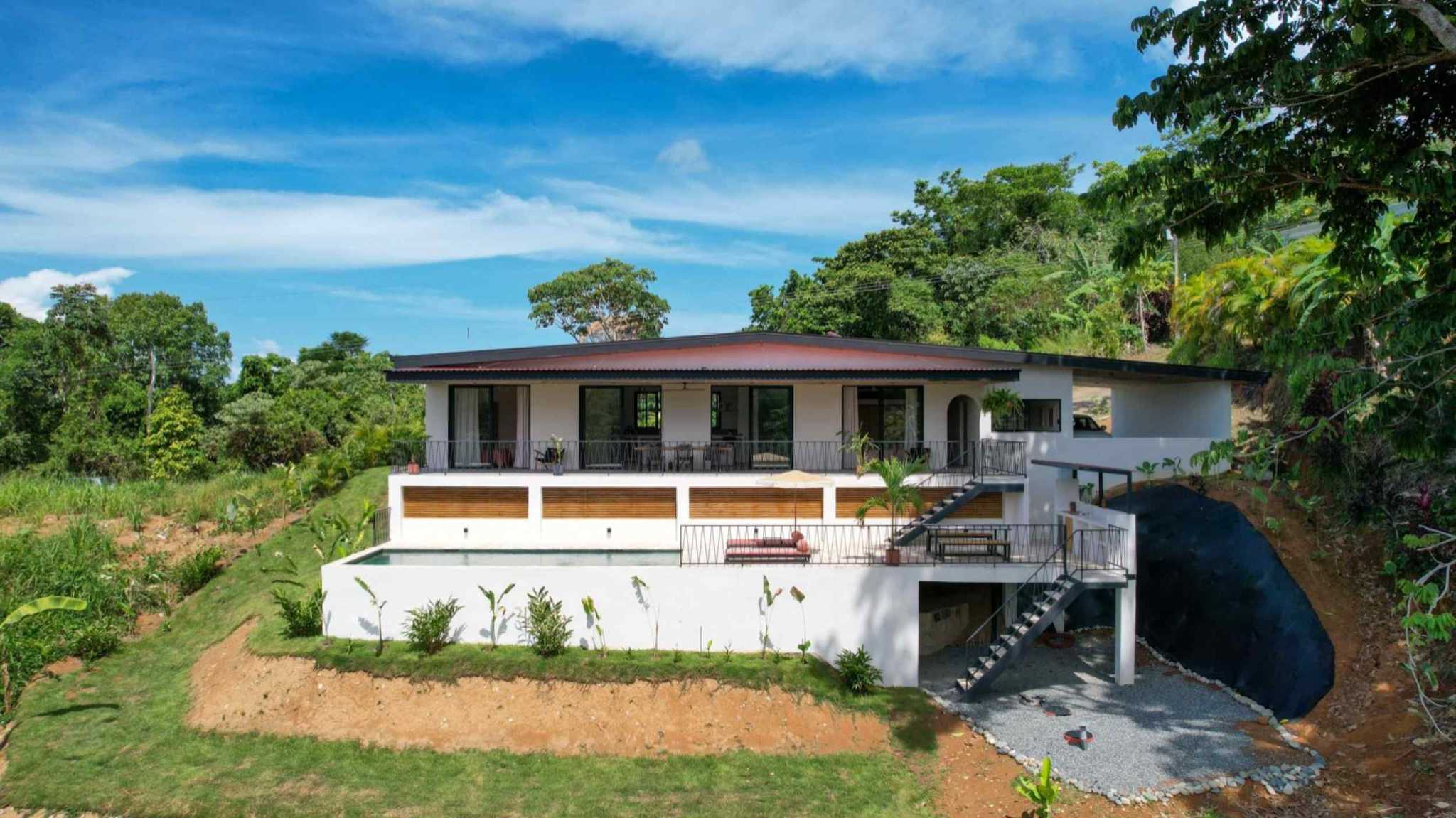 63089-51 Brand-New 4-Bedroom Home with Pool, Mountain Views & 24/7 Security in Ojochal Costa Rica