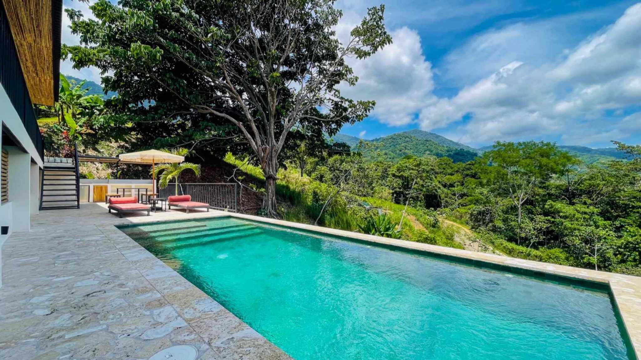 63089-9 Brand-New 4-Bedroom Home with Pool, Mountain Views & 24/7 Security in Ojochal Costa Rica