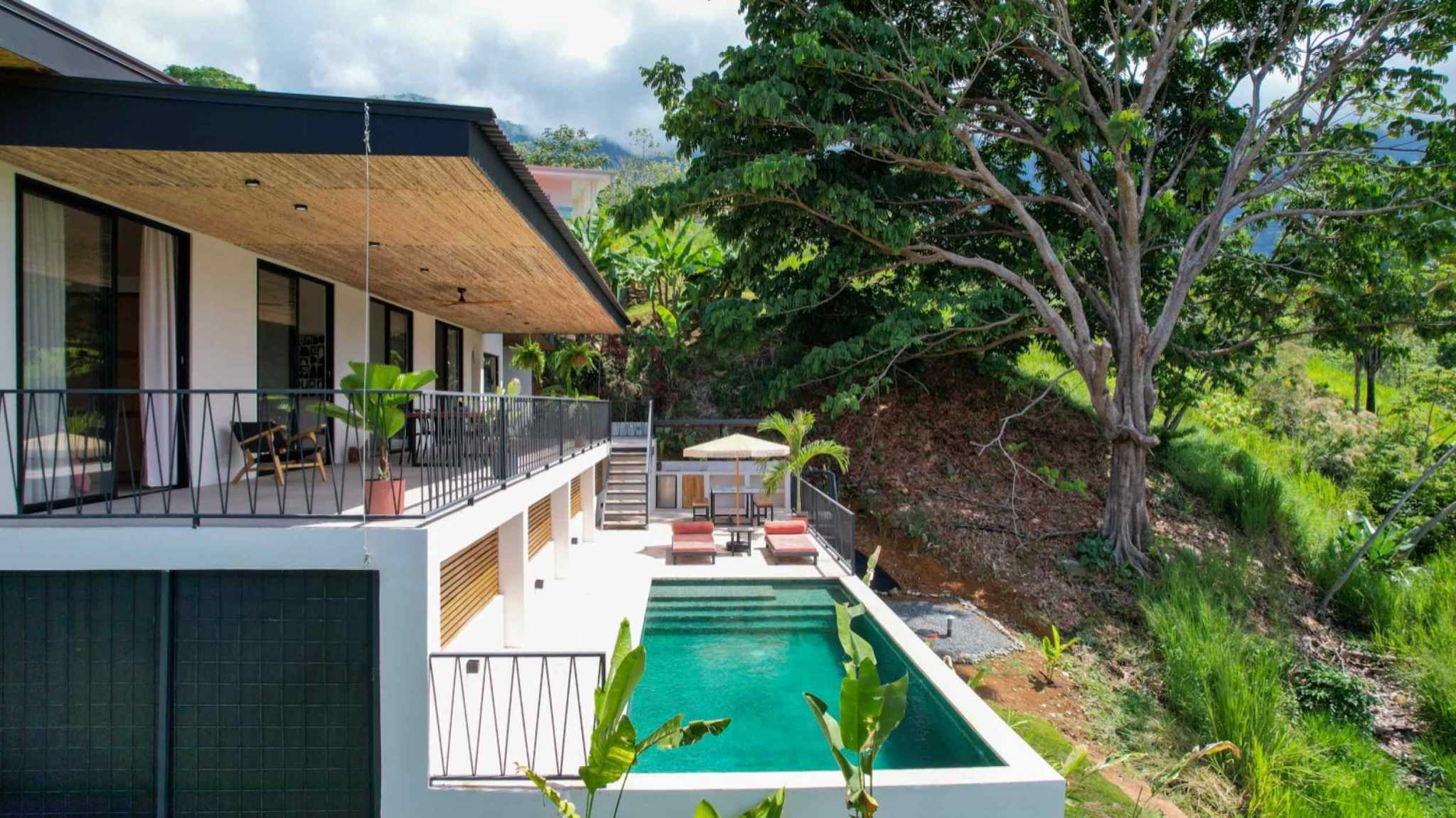 63089-8 Brand-New 4-Bedroom Home with Pool, Mountain Views & 24/7 Security in Ojochal Costa Rica
