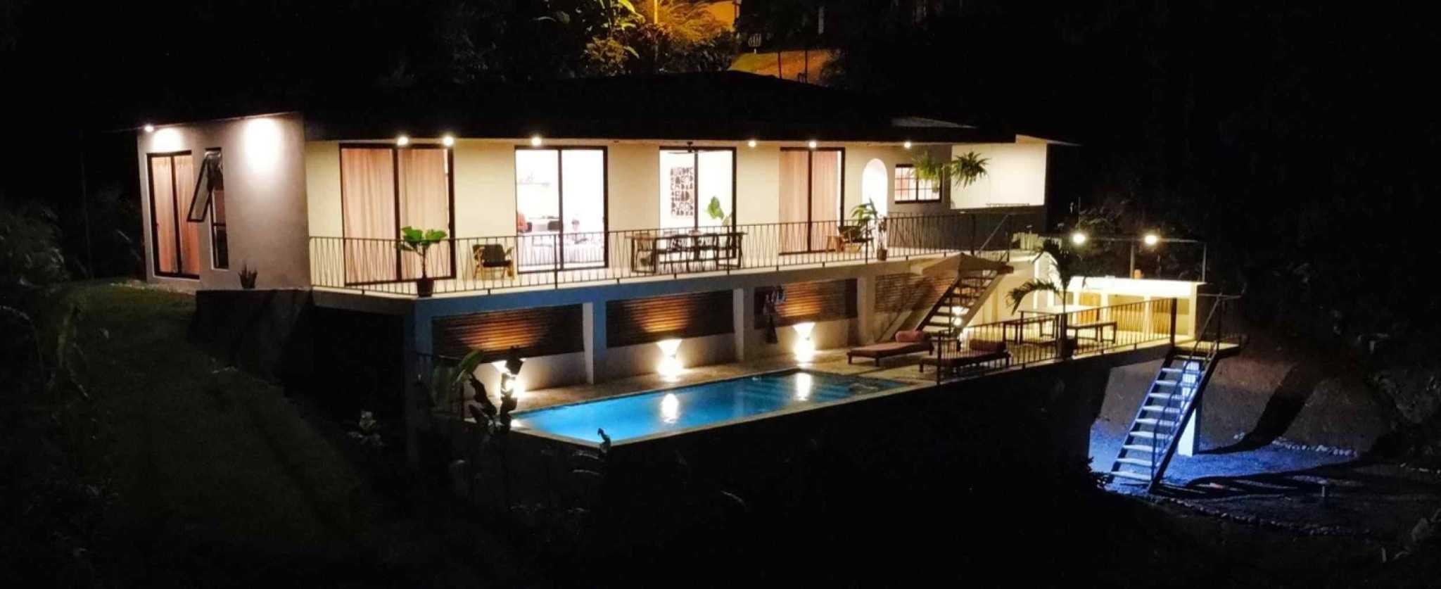63089-5 Brand-New 4-Bedroom Home with Pool, Mountain Views & 24/7 Security in Ojochal Costa Rica