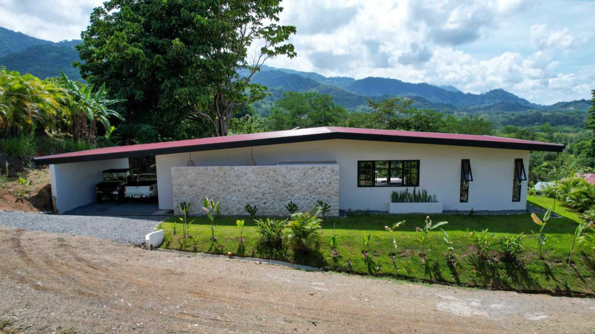63089-2 Brand-New 4-Bedroom Home with Pool, Mountain Views & 24/7 Security in Ojochal Costa Rica