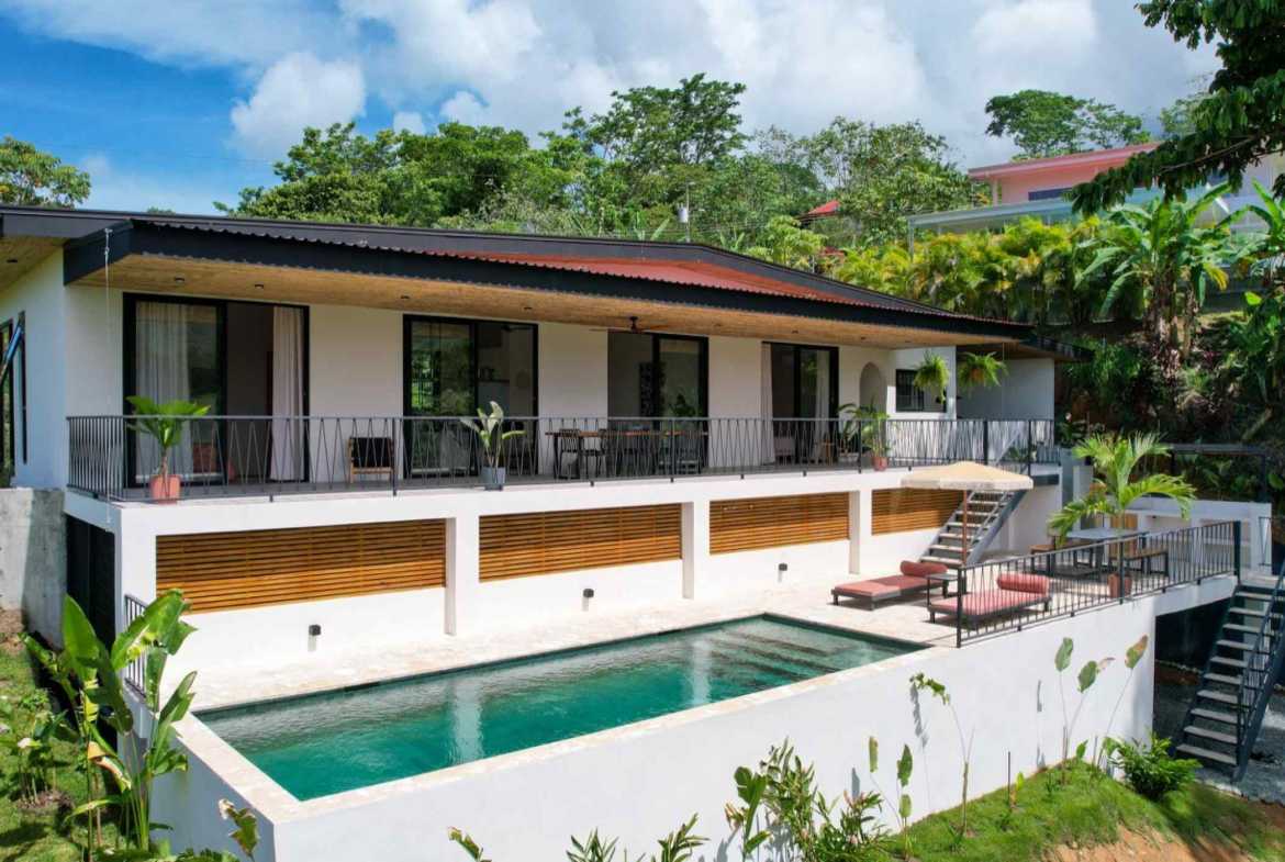 Brand-New 4-Bedroom Home with Pool, Mountain Views & 24/7 Security in Ojochal Costa Rica