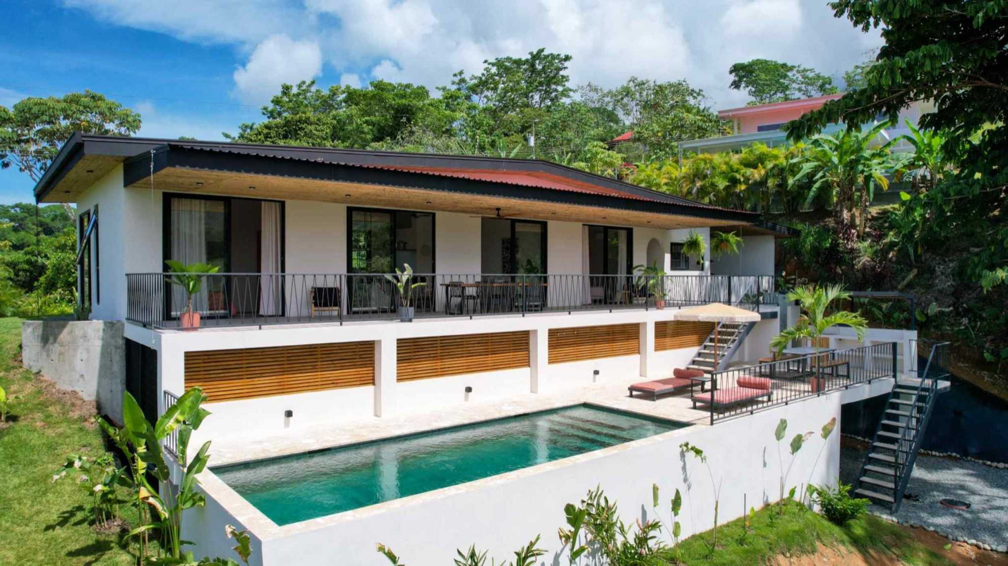 63089-1 Brand-New 4-Bedroom Home with Pool, Mountain Views & 24/7 Security in Ojochal Costa Rica