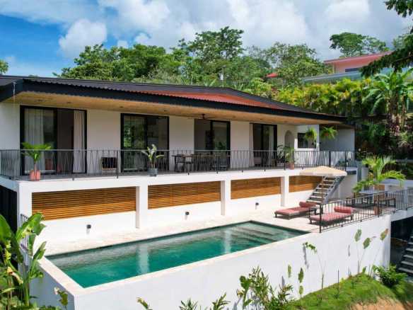 Brand-New 4-Bedroom Home with Pool, Mountain Views & 24/7 Security in Ojochal Costa Rica