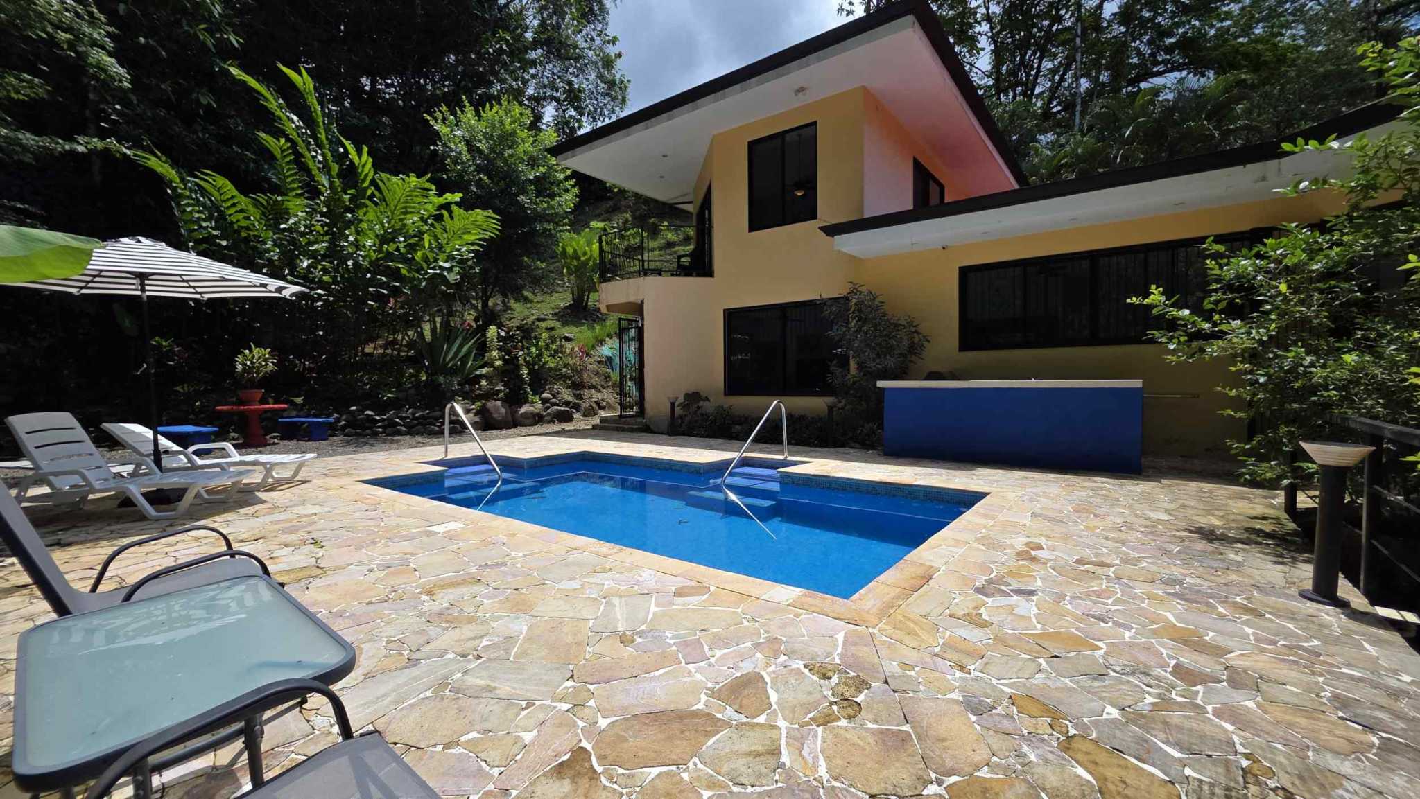 Spectacular 3-Bedroom Jungle Retreat with Private Waterfall in Ojochal Costa Rica
