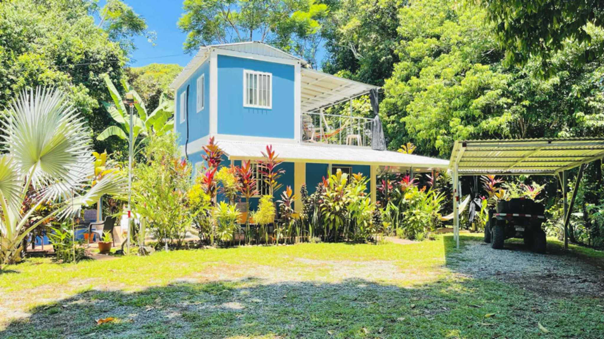 Unique 2-Bedroom Jungle Compound with Modular Home & Guest Cabin in Ojochal Costa Rica