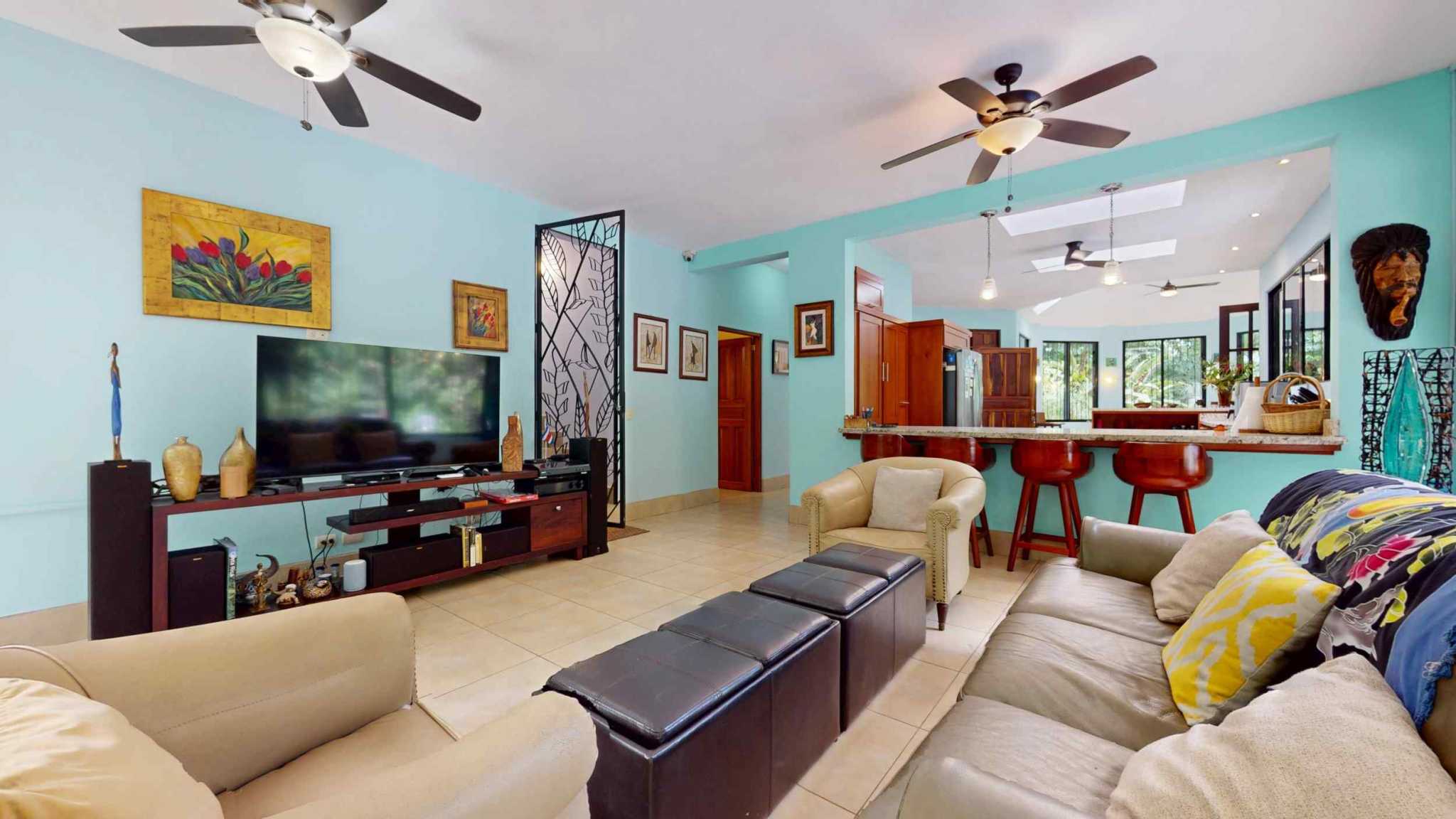 Spectacular 3-Bedroom Jungle Retreat with Private Waterfall in Ojochal Costa Rica