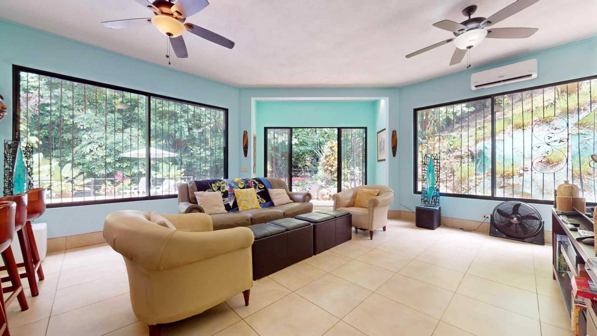 Spectacular 3-Bedroom Jungle Retreat with Private Waterfall in Ojochal Costa Rica