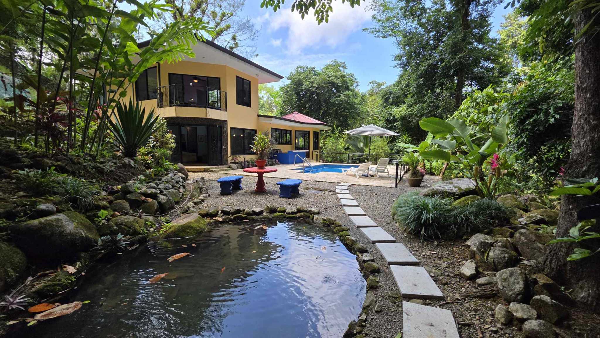 Spectacular 3-Bedroom Jungle Retreat with Private Waterfall in Ojochal Costa Rica