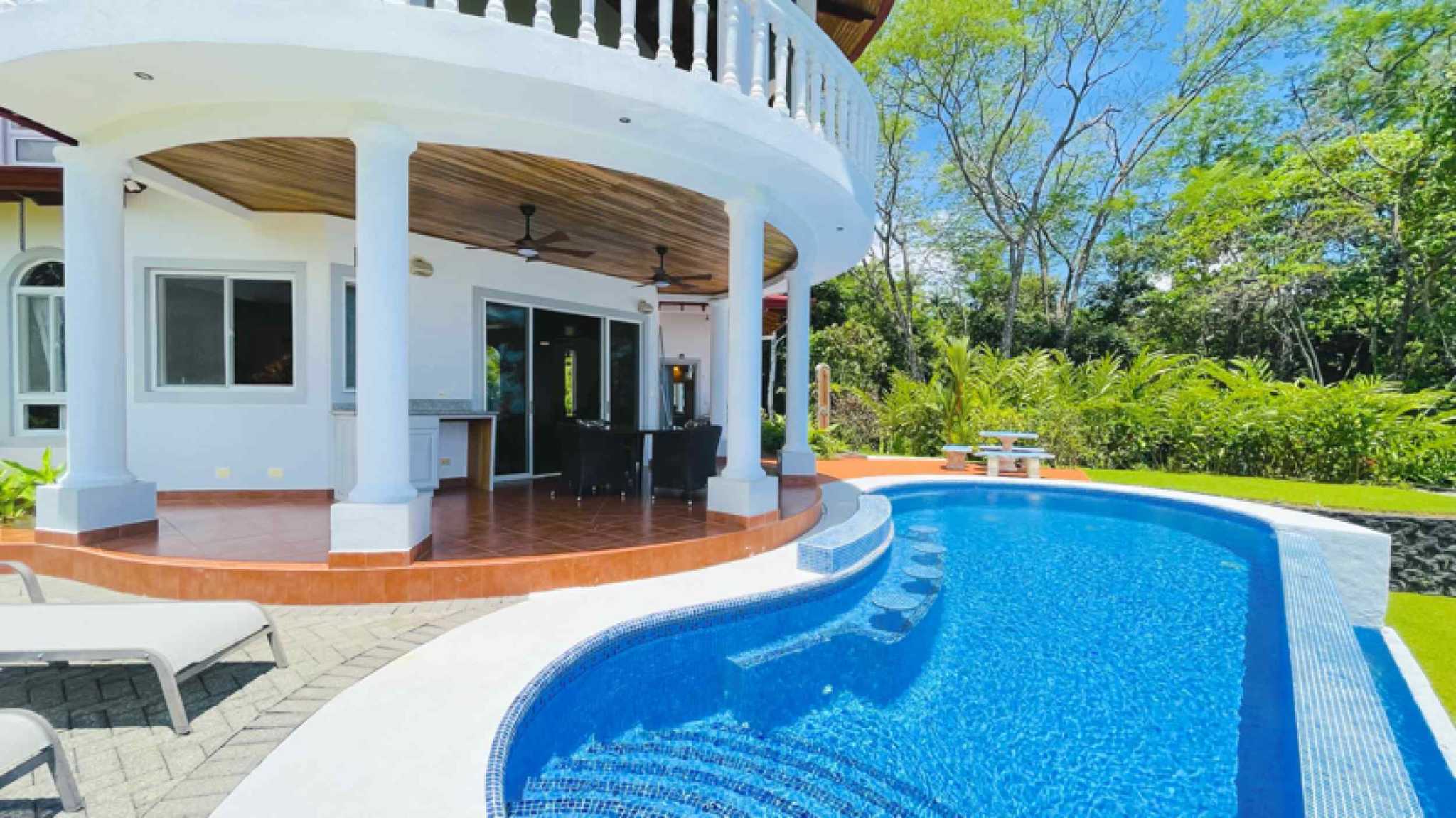 63069-6 Exceptional 4-Bedroom Estate with Ocean & Mountain Views & Pool in Ojochal Costa Rica