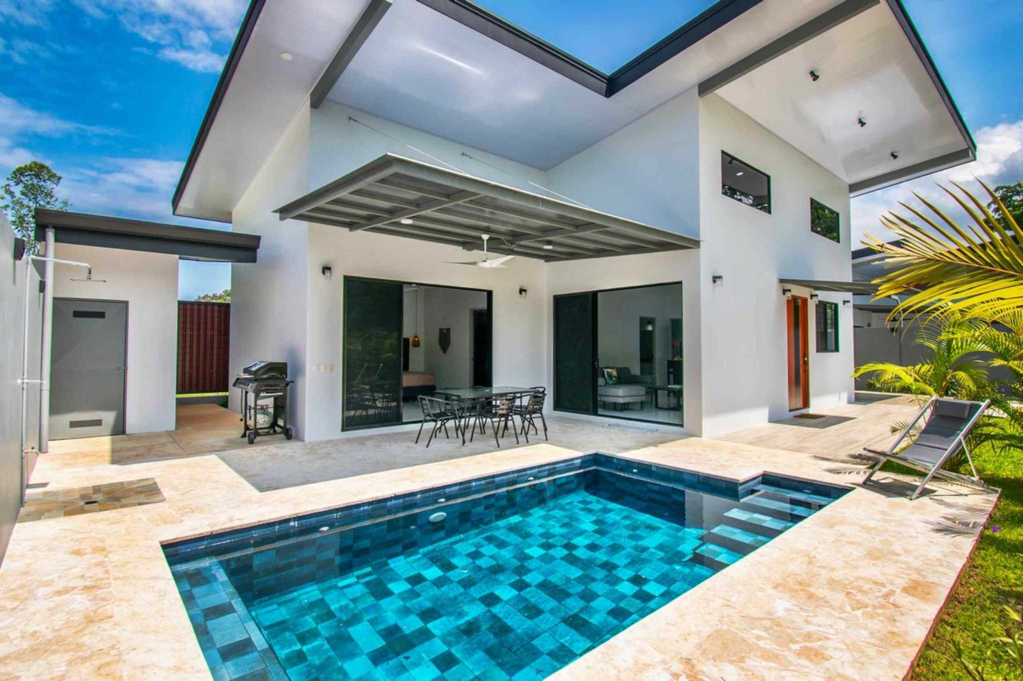 Modern 3-Bedroom Home with Pool & Walk-to-Beach Location in Bahia near Uvita Costa Rica