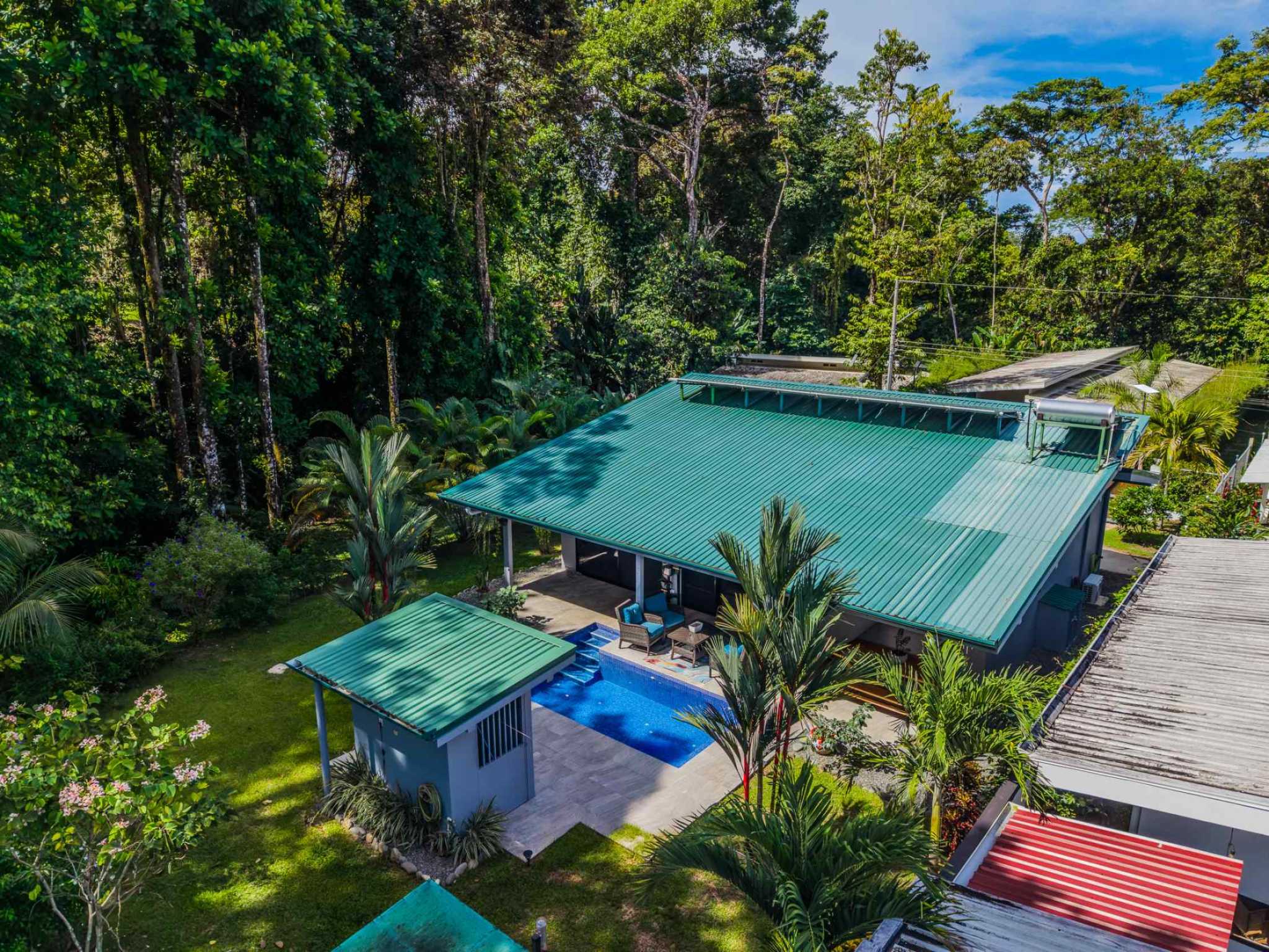 Beautiful 2-Bedroom Home with Private Pool & Forest Creek in Uvita Costa Rica