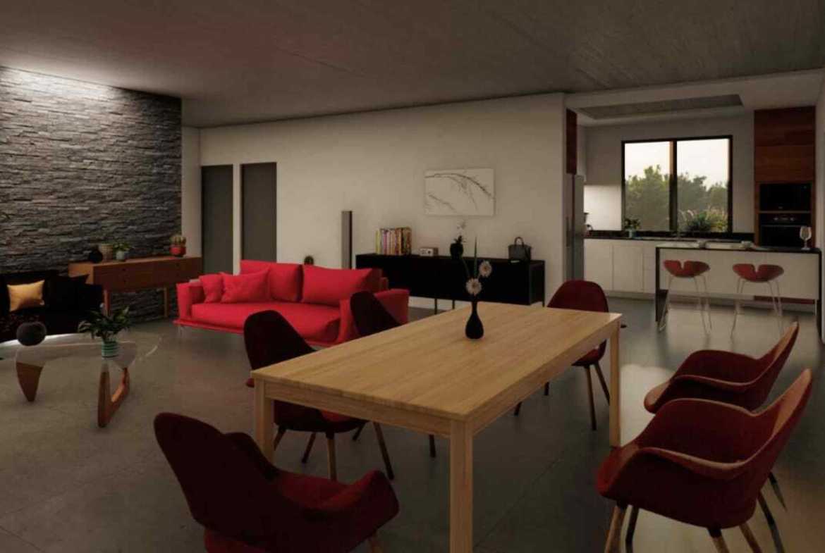 Unfinished Modern 3-Bedroom Villa with Valley Views & Pool Foundation, photo 19 of 21