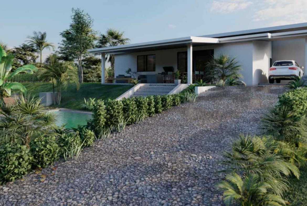 Unfinished Modern 3-Bedroom Villa with Valley Views & Pool Foundation, photo 15 of 21
