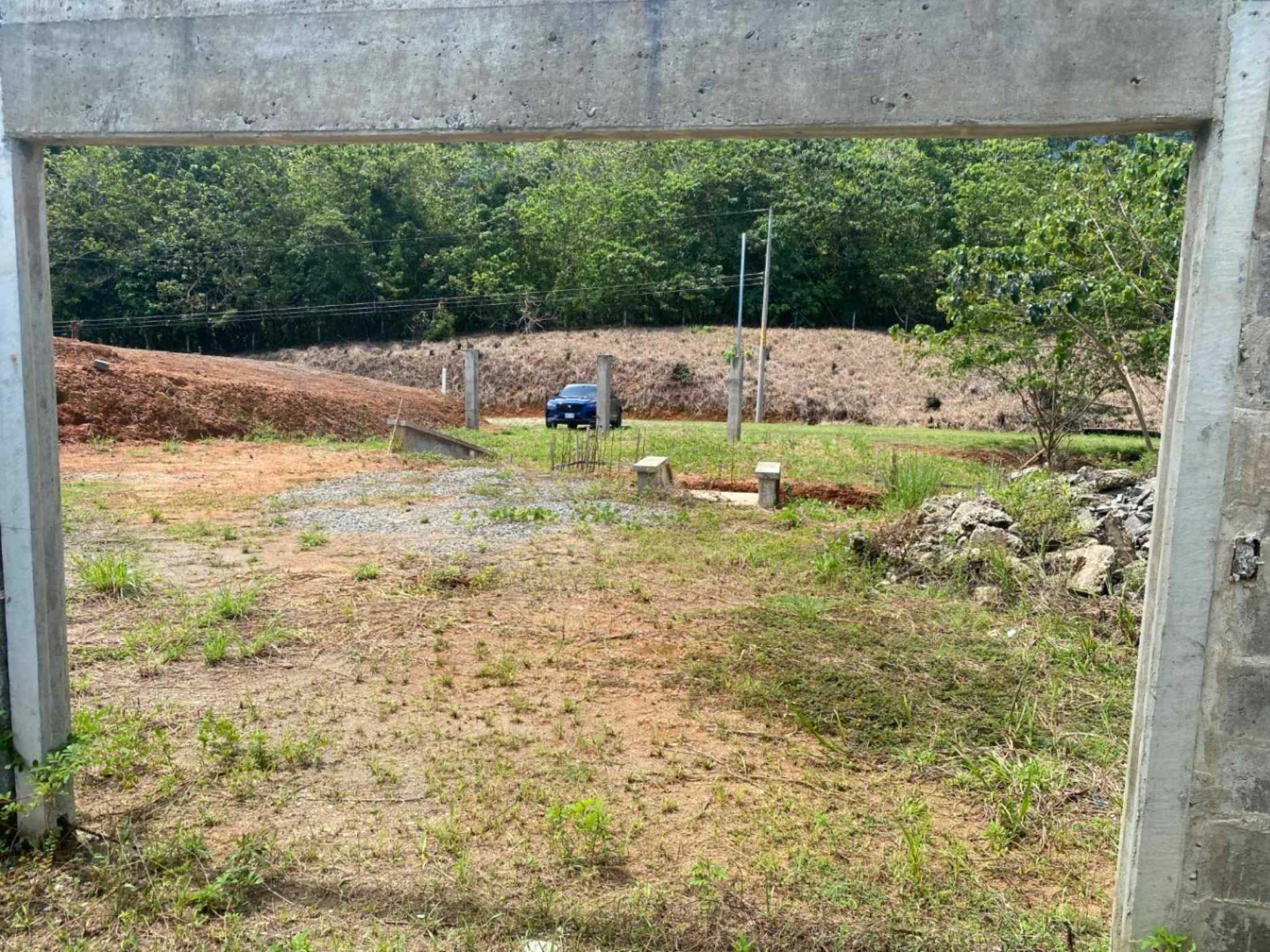 64796-11 Unfinished Modern 3-Bedroom Villa with Valley Views & Pool Foundation in Ojochal Costa Rica