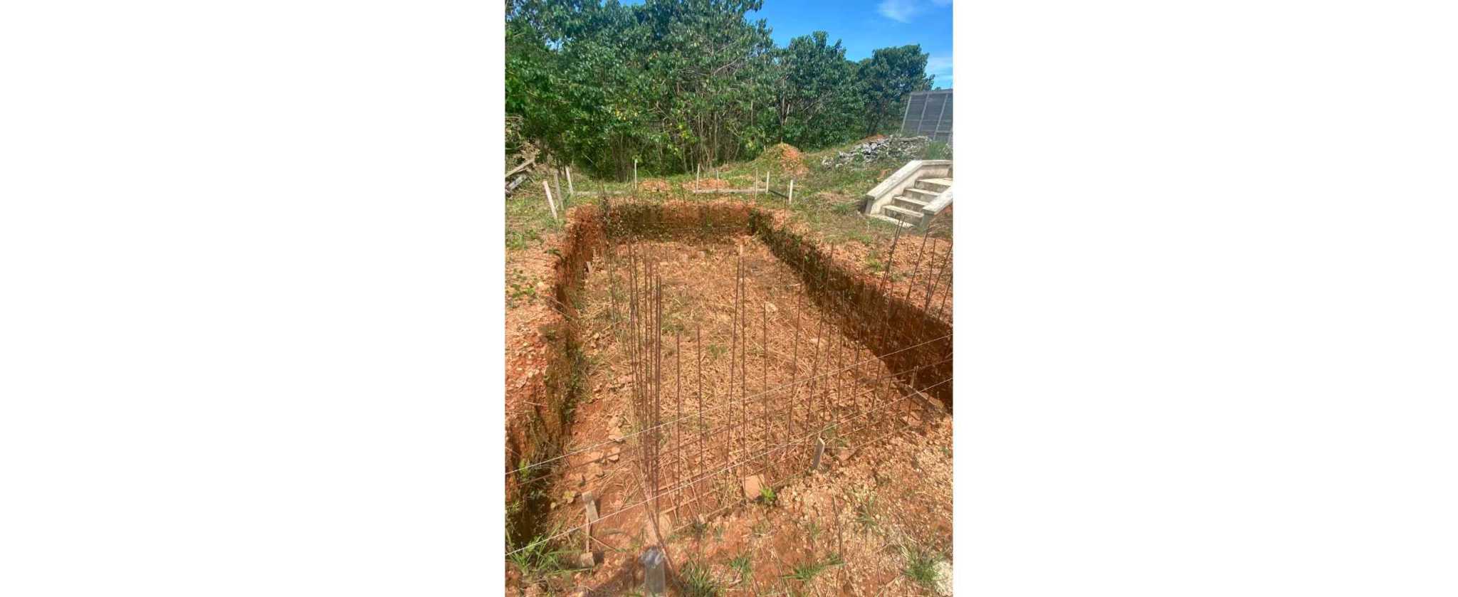 64796-2 Unfinished Modern 3-Bedroom Villa with Valley Views & Pool Foundation in Ojochal Costa Rica