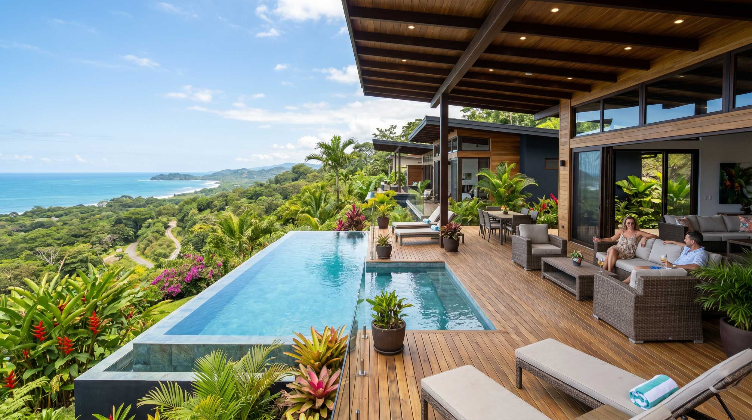 Escaleras mountain neighborhood with ocean views